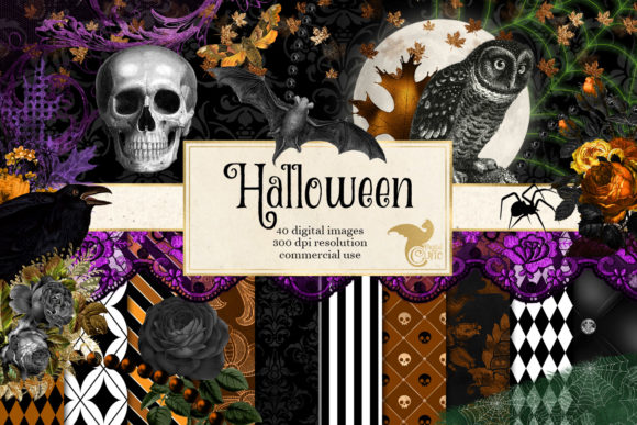 Download Halloween Digital Scrapbook Kit - Digital scrapbook kit Collection