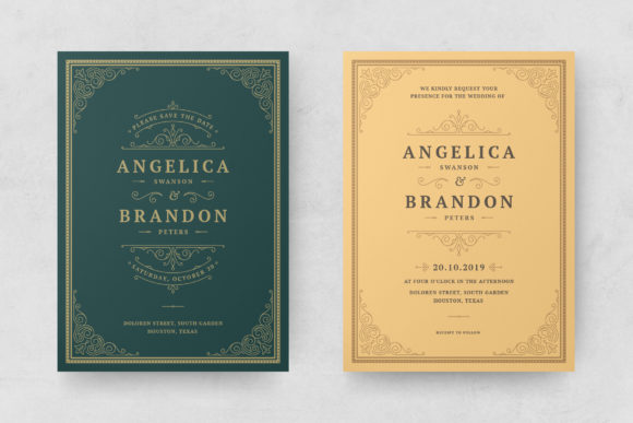 Download Wedding Invitations Cards Templates - Premium Bundle