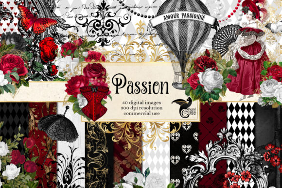 Download Passion Digital Scrapbook Kit - Digital scrapbook kit Collection