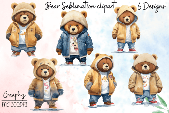 Download Bear Clipart Sublimations - Premium Bundle
