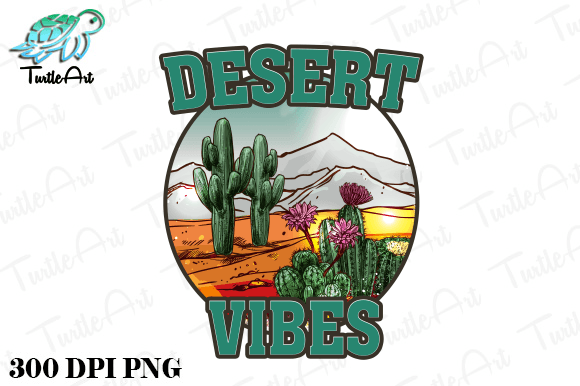 Download Desert Vibes Cactus Retro Sublimations - Sublimations Collection