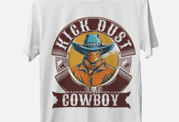Download Kick Dust Cowboy Png, Retro Sublimations - Sublimations Collection