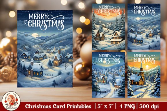 Download Vintage Christmas Card Printables - Printable Collection